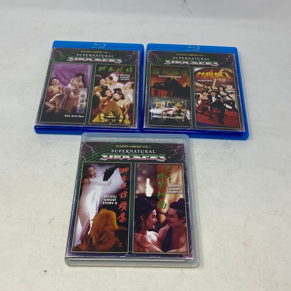 Golden Harvest Vol 1 Supernatural Shockers Blu-ray Shout Factory 6-Disc Set